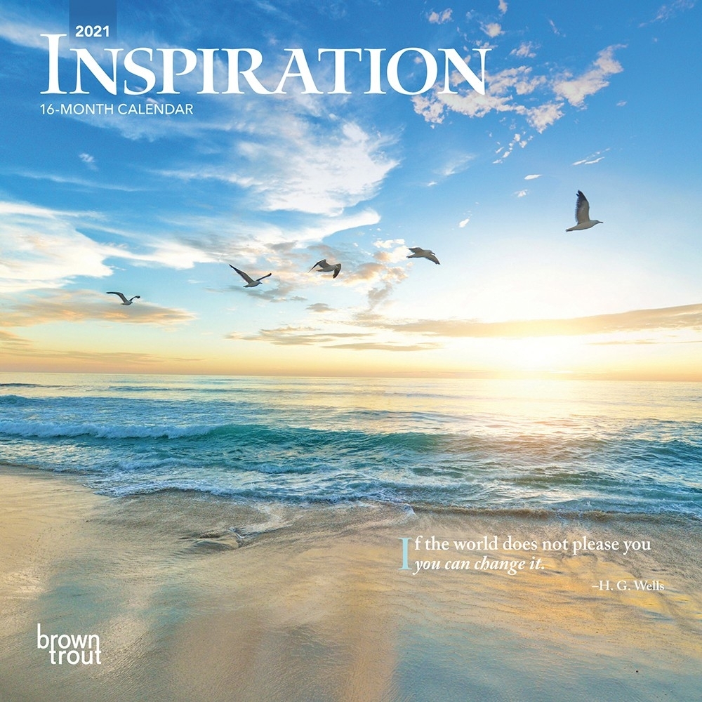 Inspiration 2021 7 X 7 Inch Monthly Mini Wall Calendar