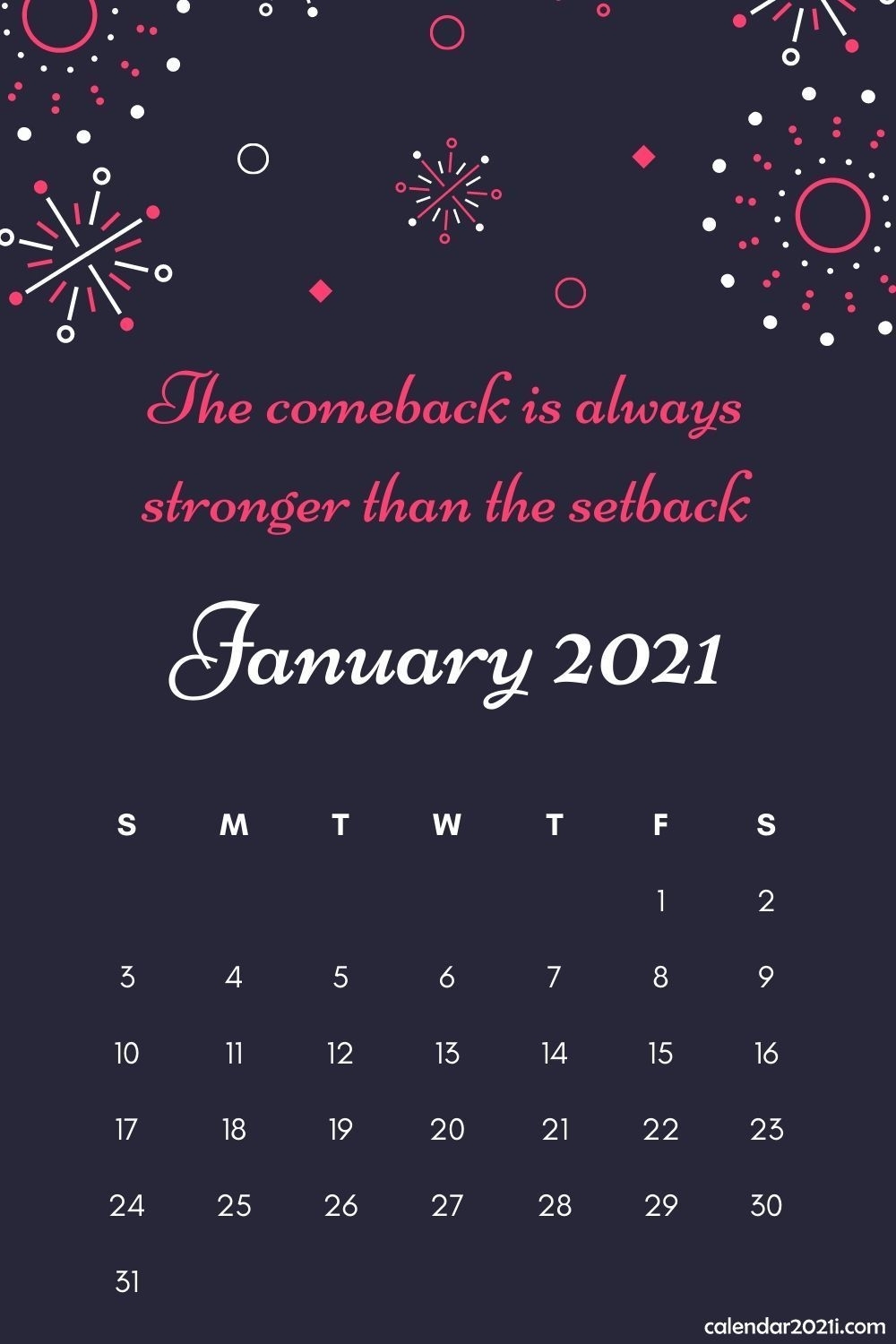 Inspiring 2021 Calendar Monthly Quotes | Calendar 2021 In