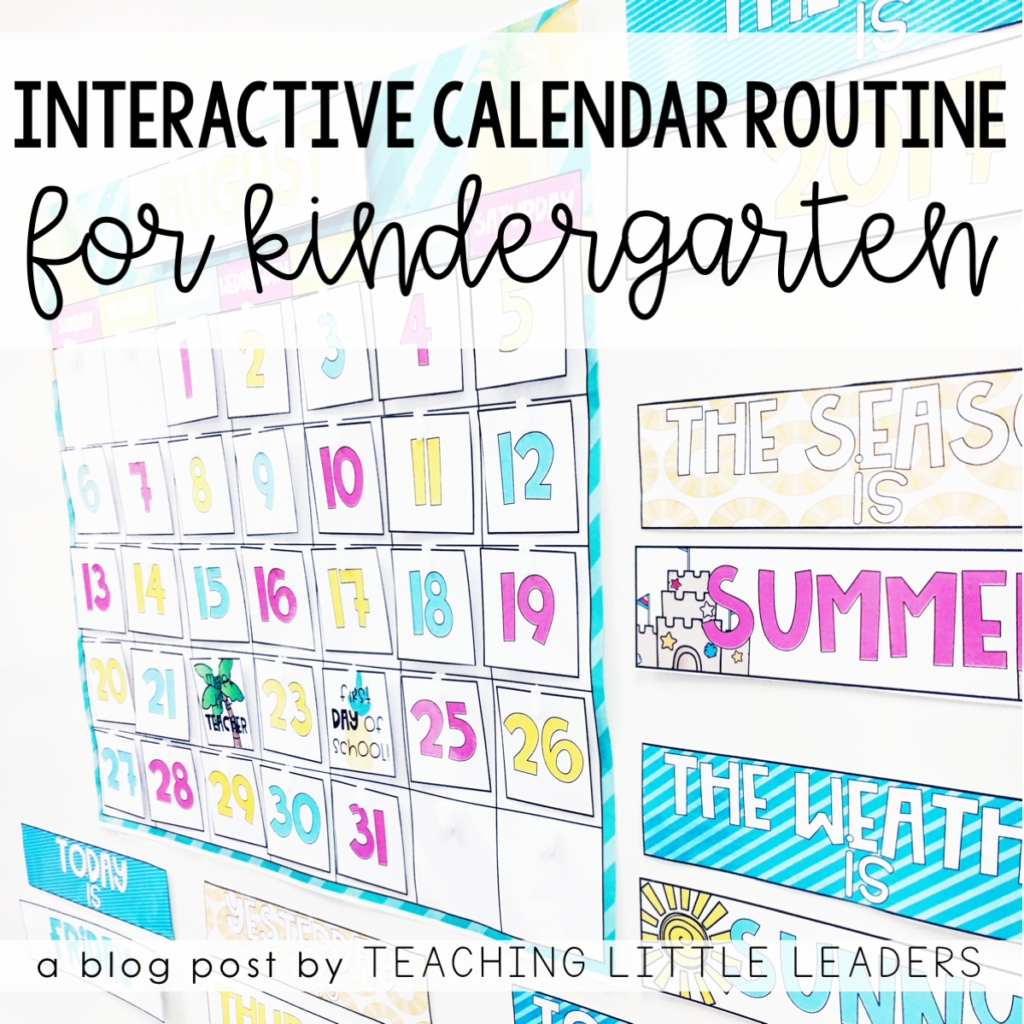 Free Interactive Calendars For Kindergarten To Use Online Month