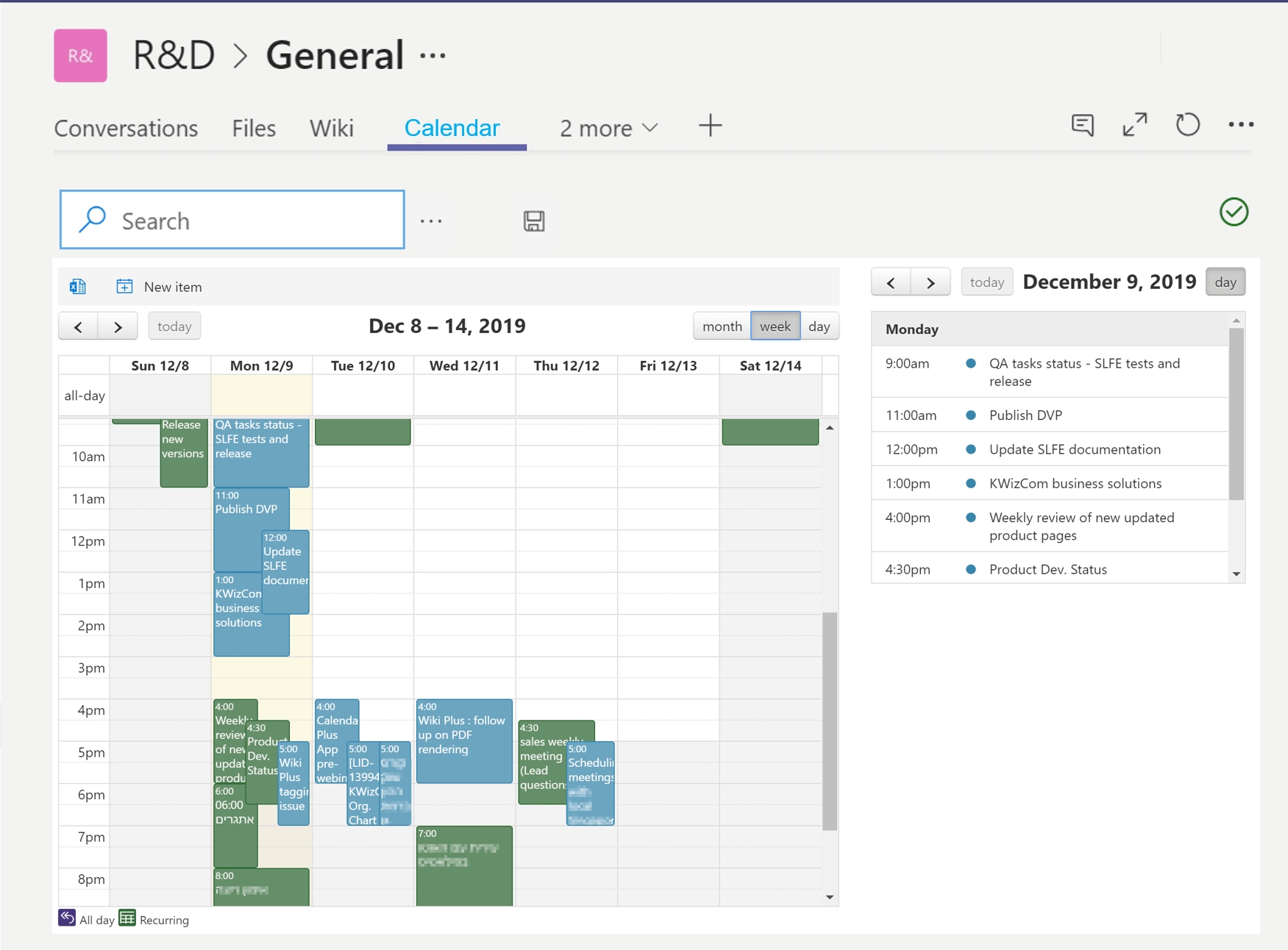 Kwizcom Calendar Plus App For Sharepoint Online