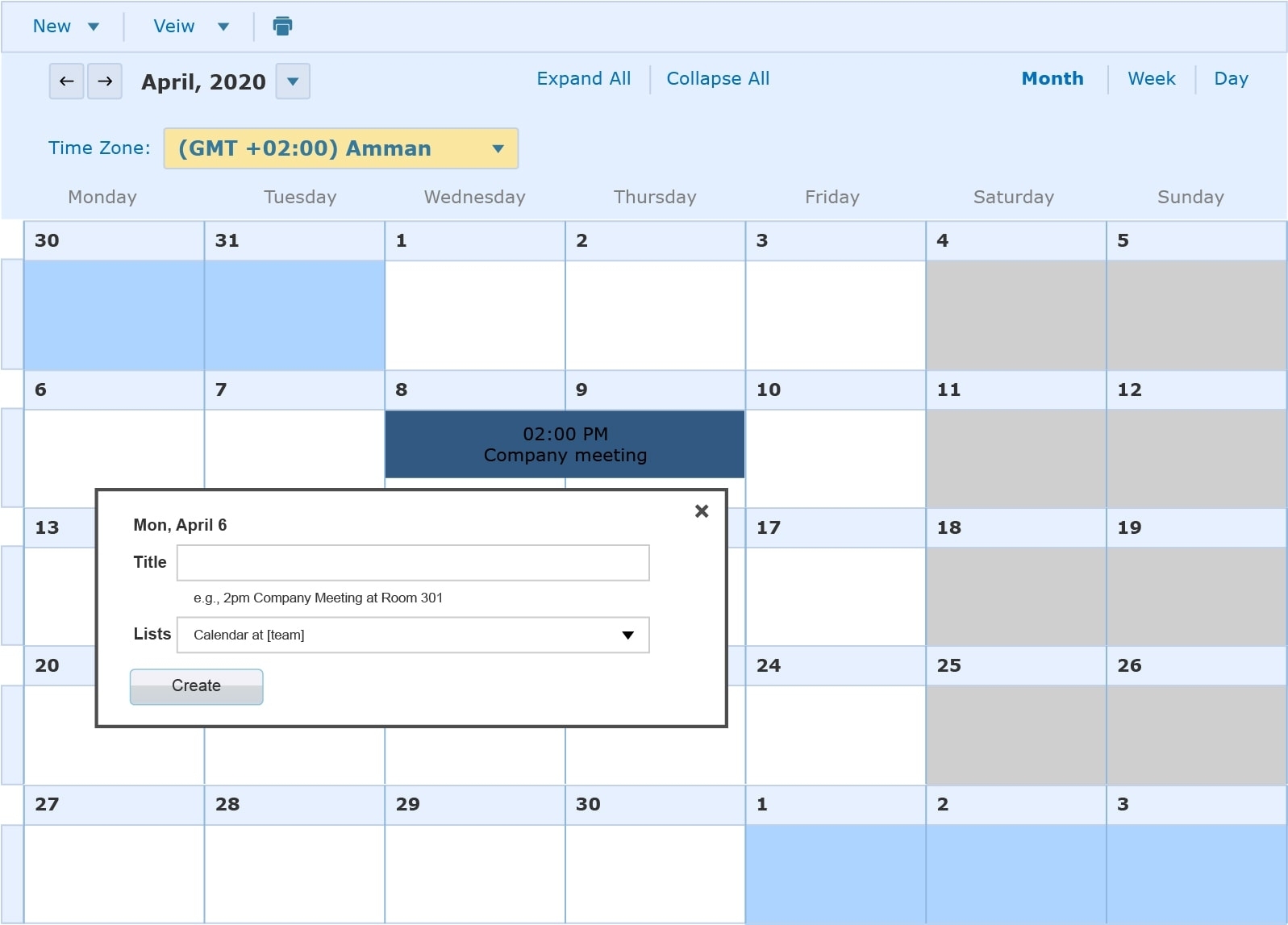 How To Print A Calendar Web Part In Sharepoint Month Calendar Printable