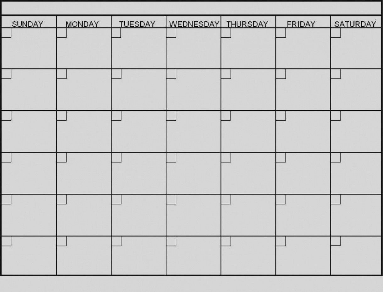 Latest Blank 6 Week Calendar Template Printable 2 Planner