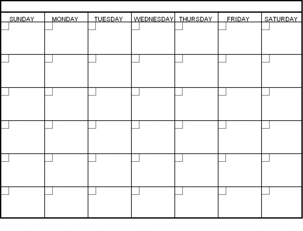 Lovely 6 Week Printable Calendar | Free Printable Calendar