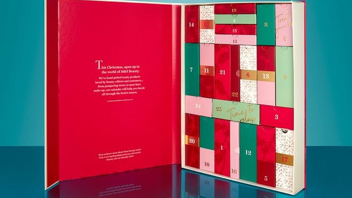 Marks And Spencer Launches £35 Beauty Advent Calendar Worth