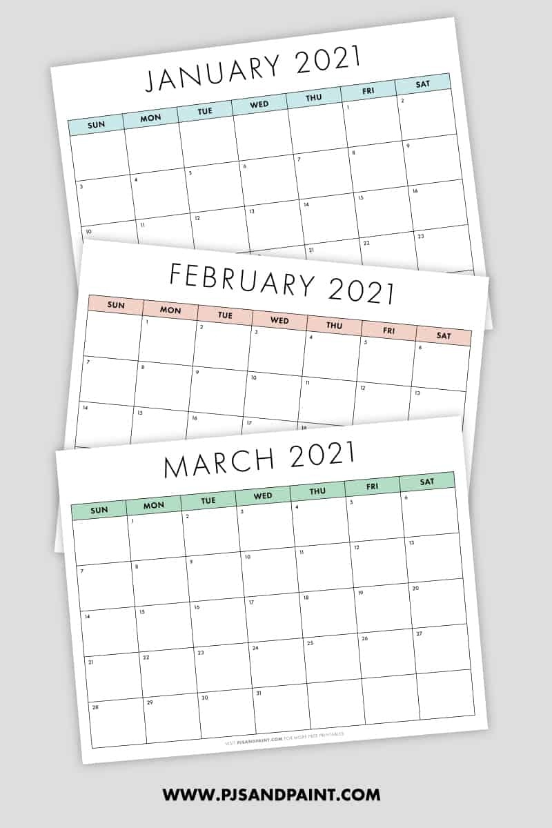 Monthly Calendar Template 2021 - Google Search In 2020