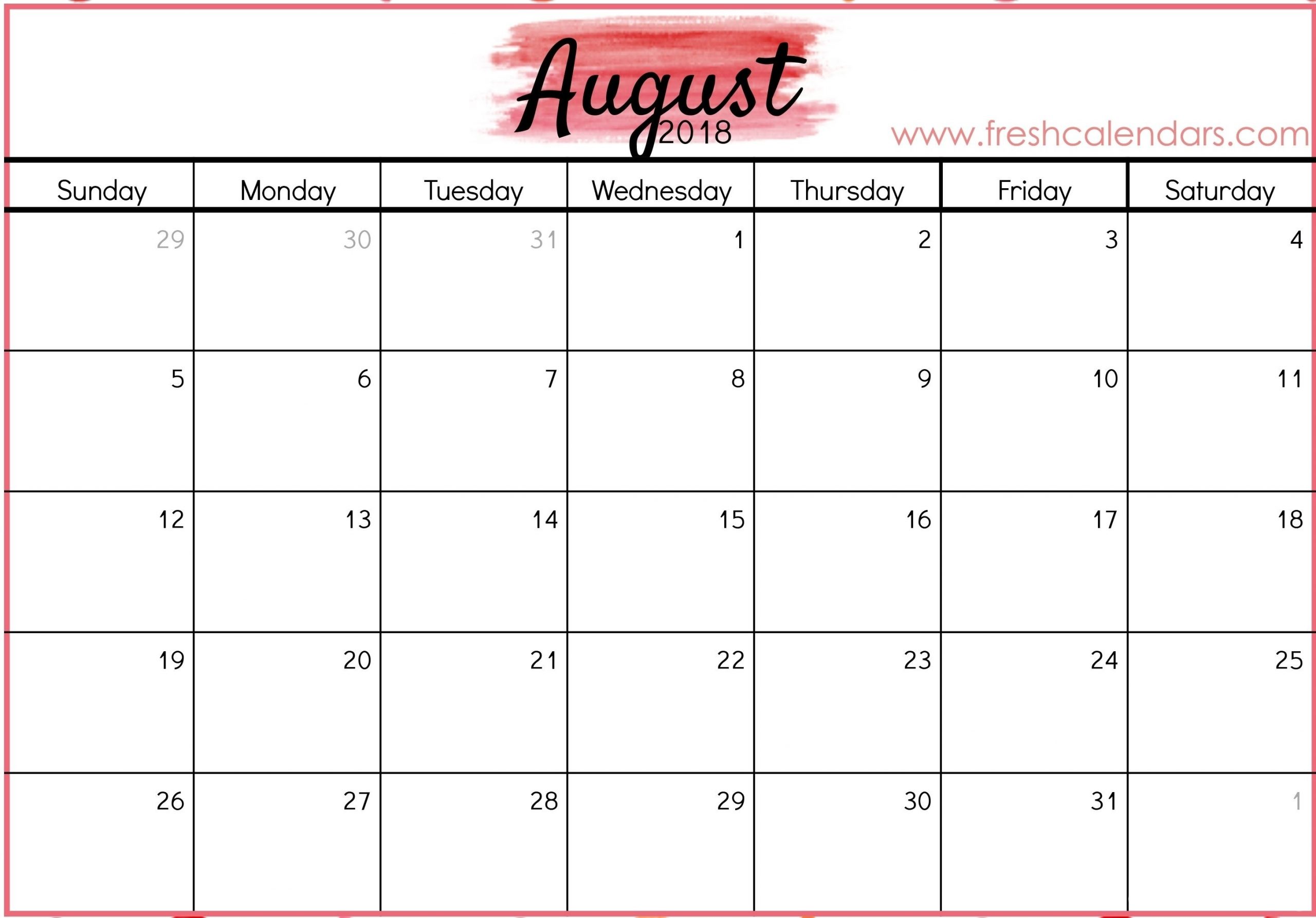Print Calendar Specific Dates In 2020 | August Calendar