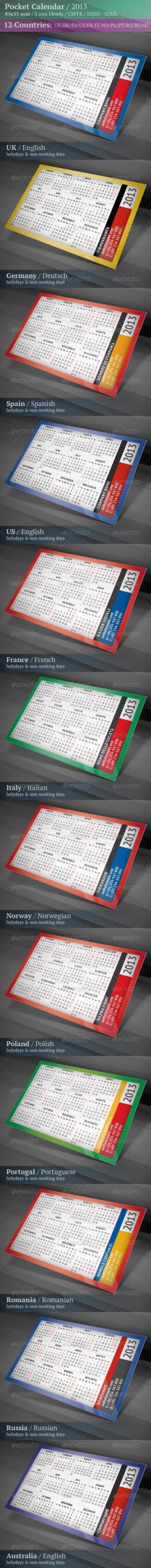 Printable 2013 Calendar Templates | Psddude