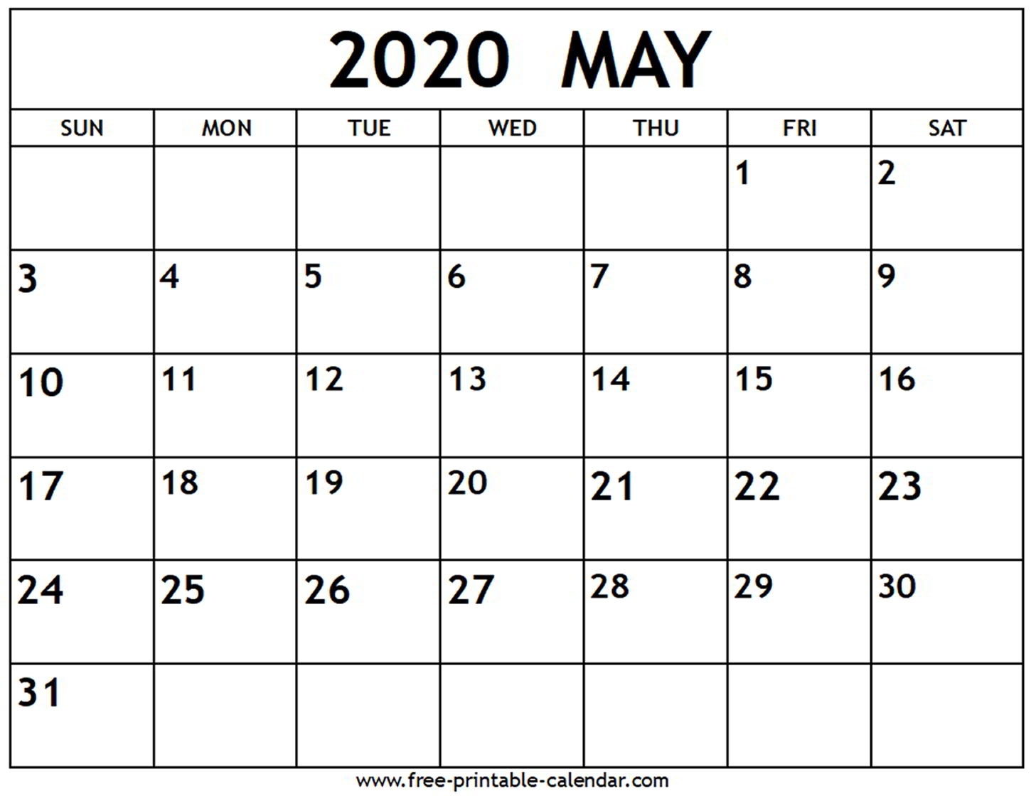 Printable Calendar For May Printable Calendar 2023