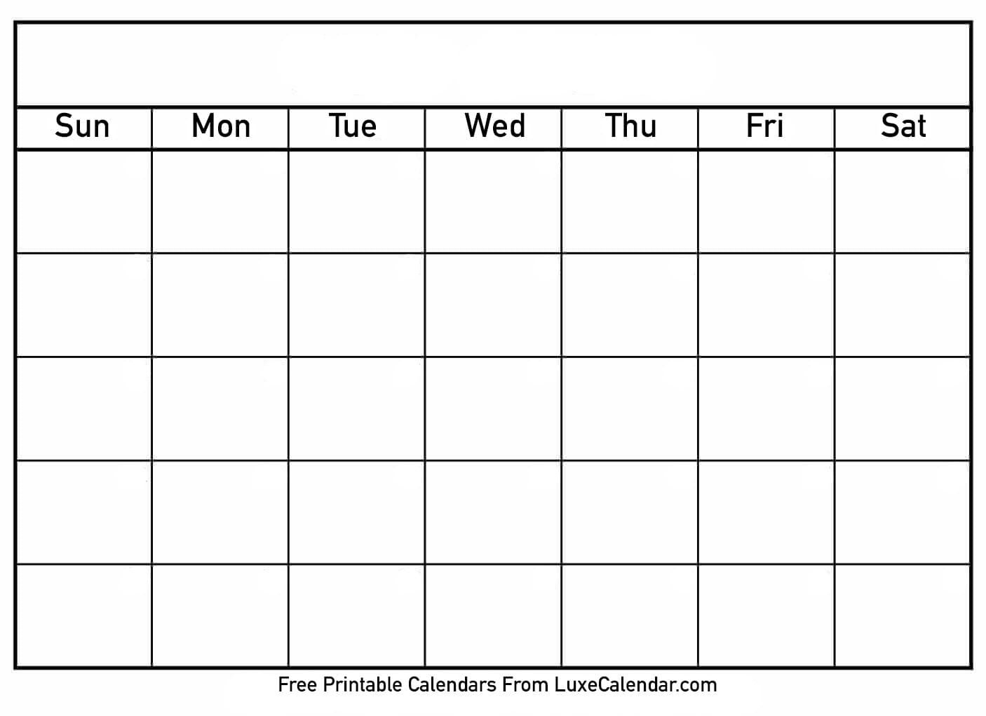 Printable Calendar You Can Add Text Printable Calendar You