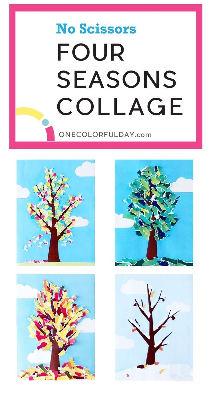 Printable Four Seasons Craft Pack - Onecolorfulday | Crafts