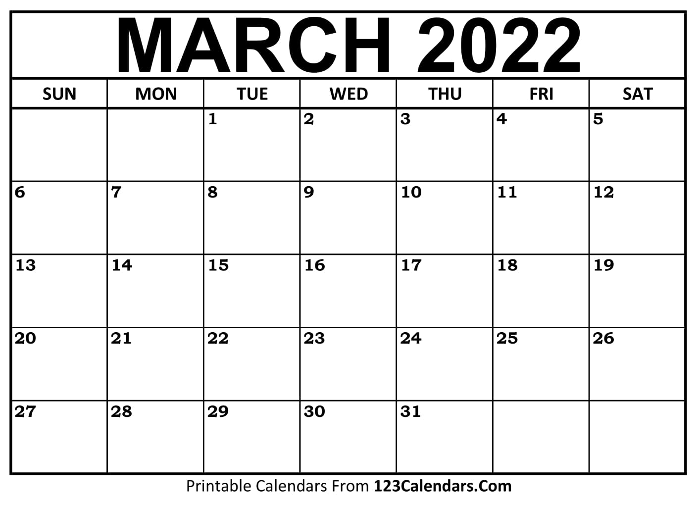 Printable March 2021 Calendar Templates | 123Calendars