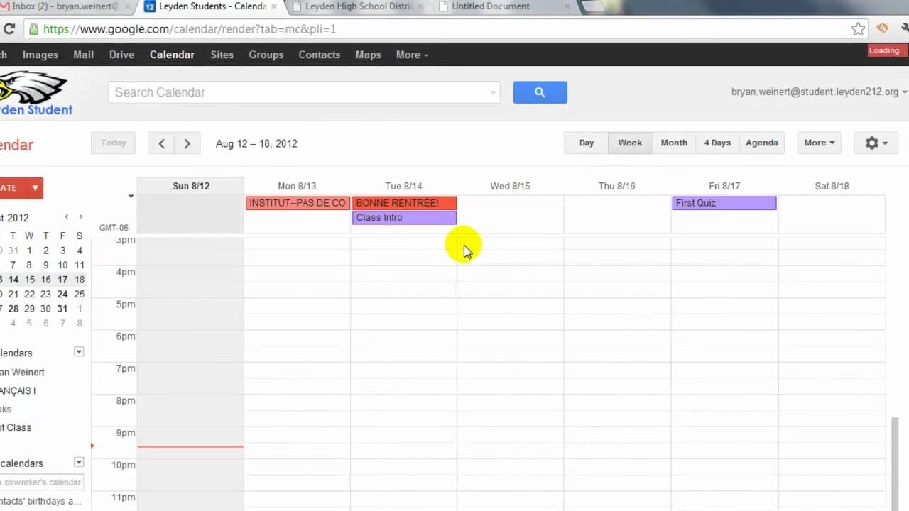 Print Tasks From Google Month Calendar Printable