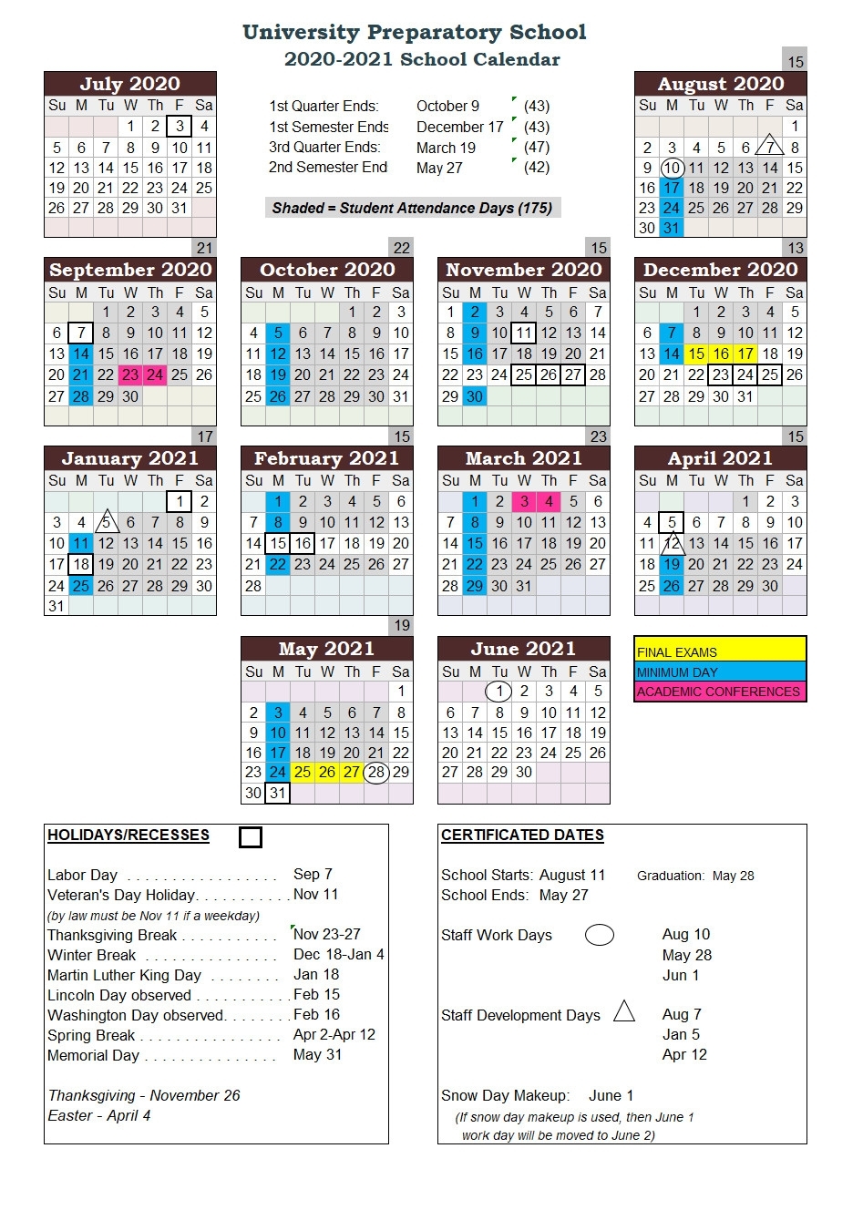 School Calendar