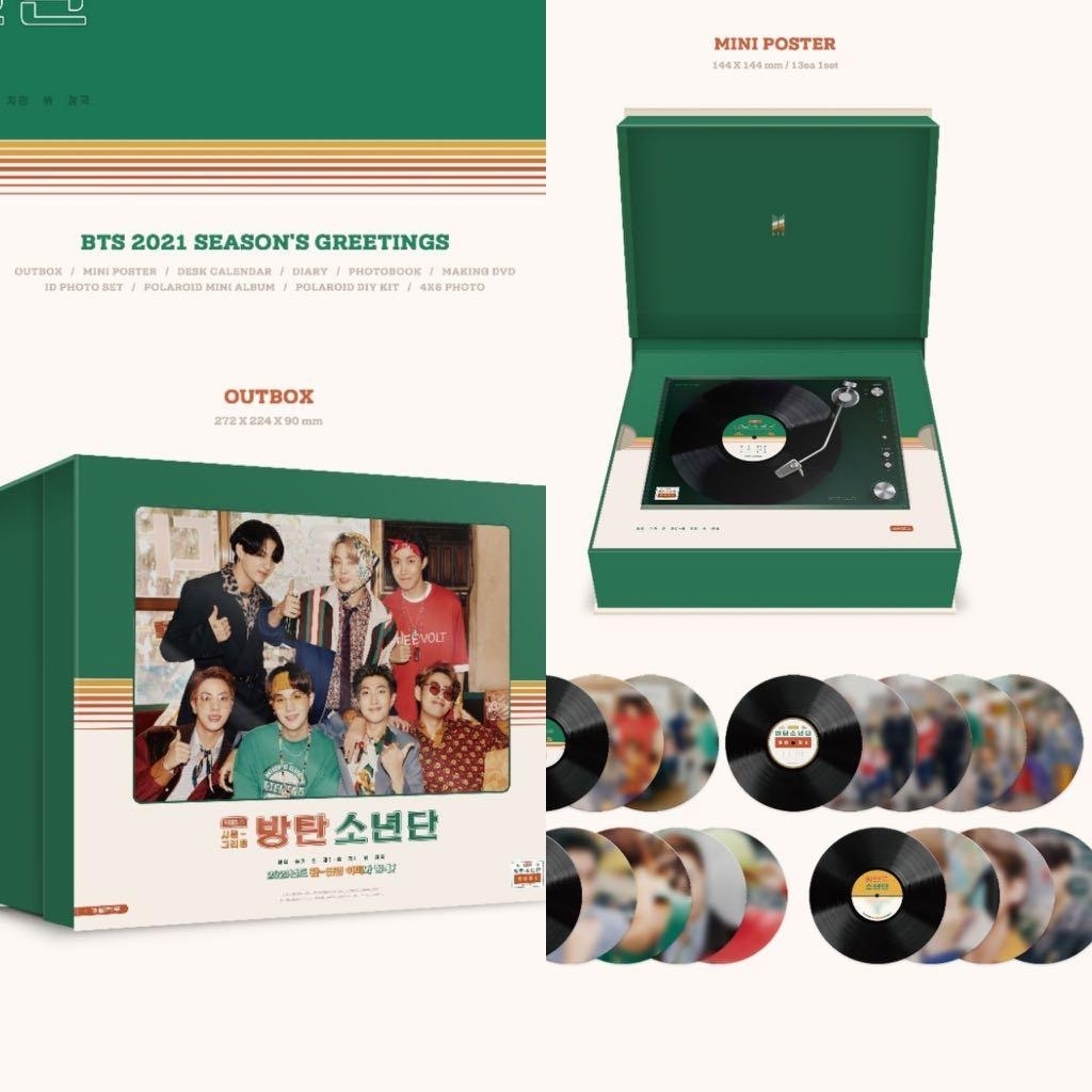 Share/Po] Bts 2021 Season&#039;S Greetings And Wall Calendar