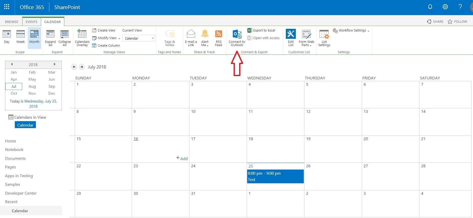 How To Print A Calendar Web Part In Sharepoint Month Calendar Printable