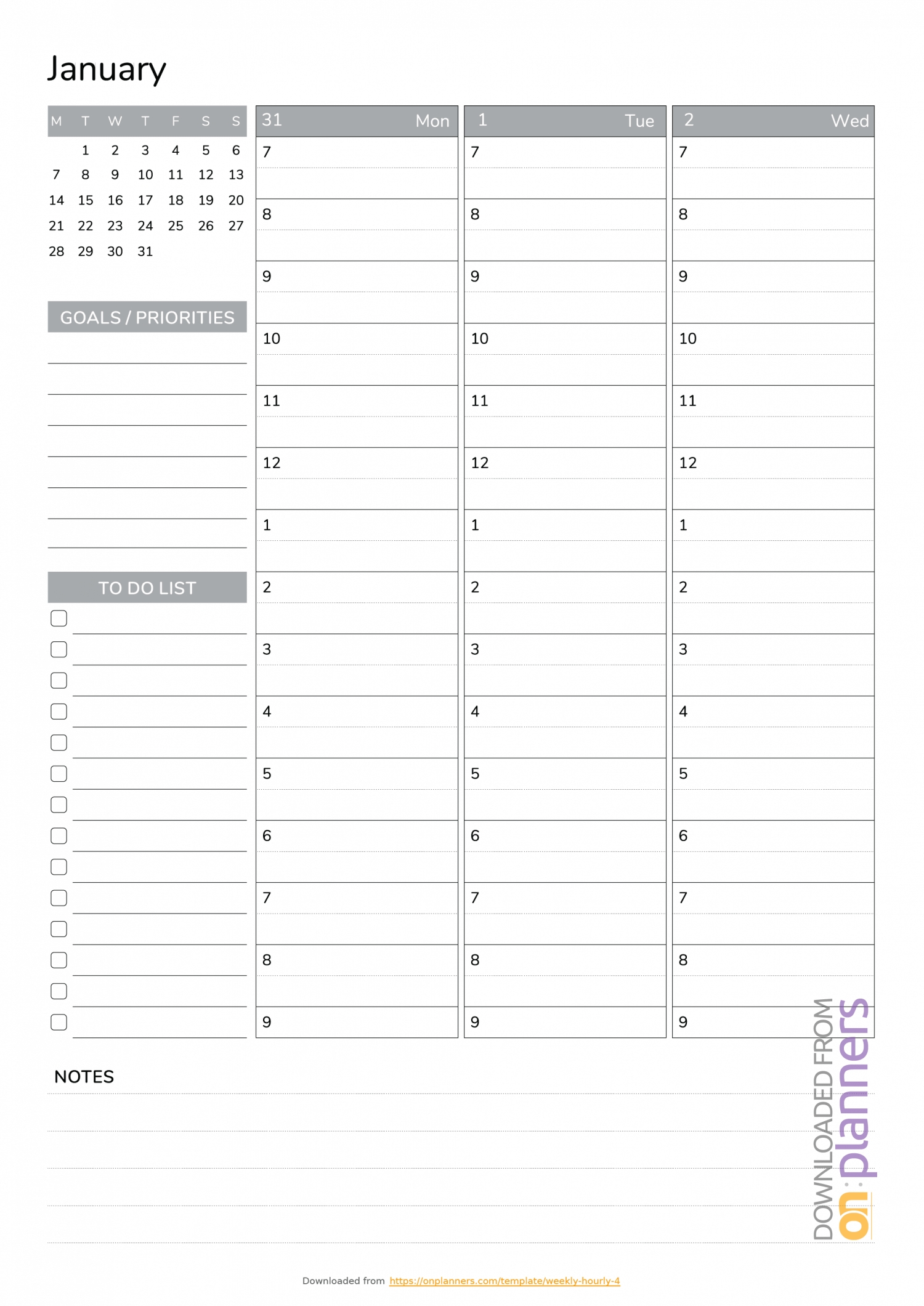 The Best Weekly Schedule Templates. Organize Your Time