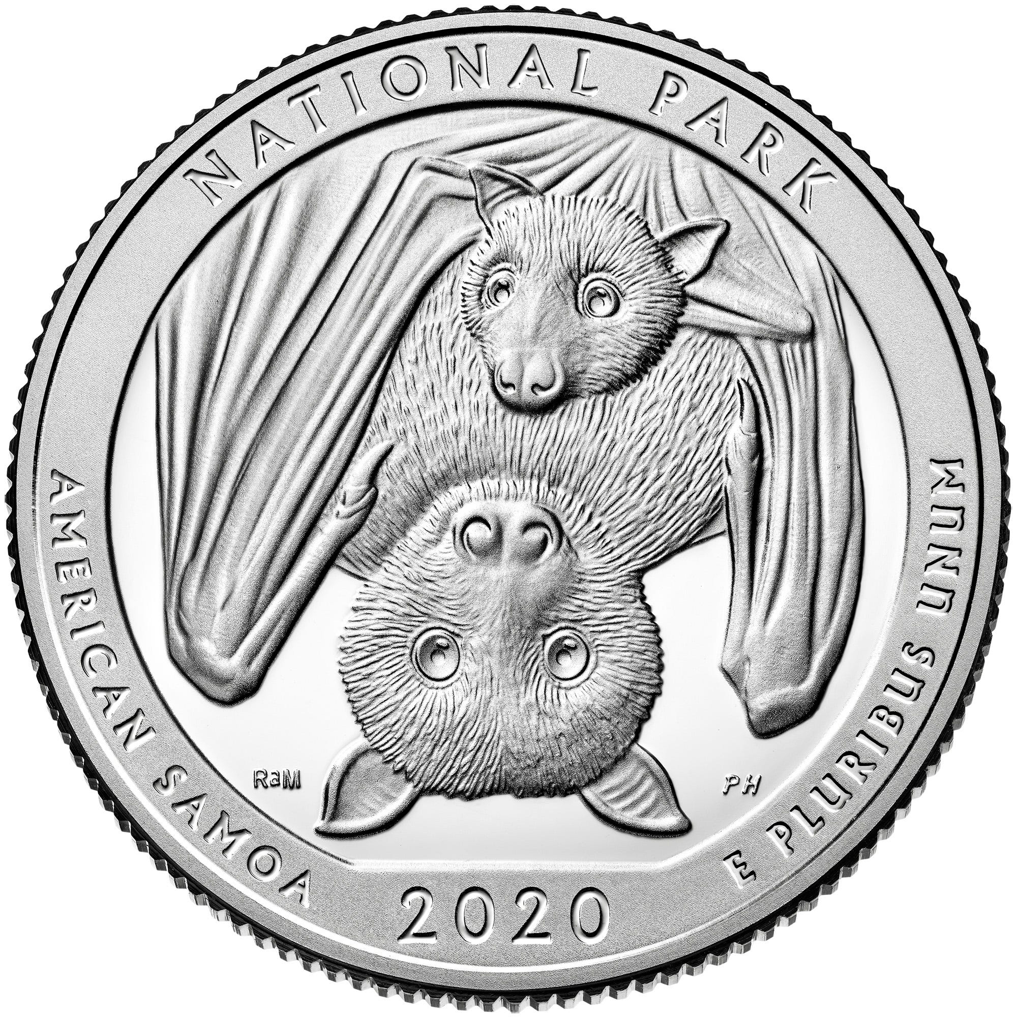 U.s. Mint To Include Fruit Bat On Back Of New Quarter In 2020