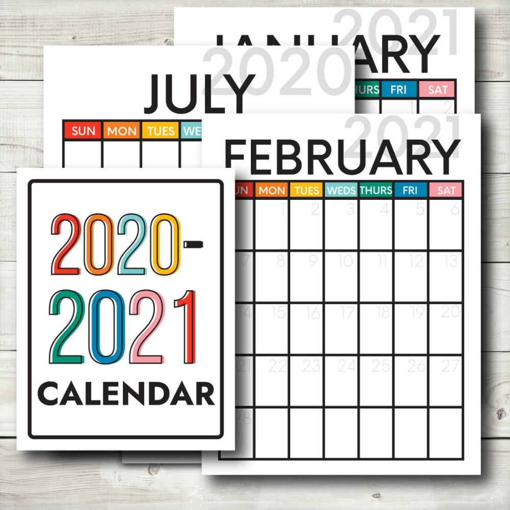 Updated 2020-2021 Calendar In 2020 | Printable Calendar
