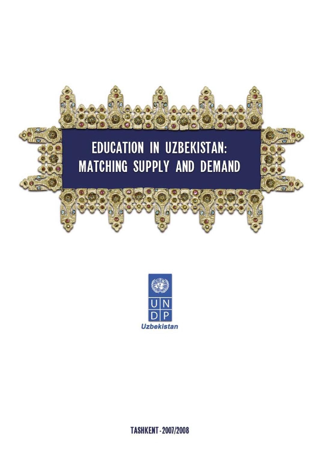 Uzbekistan Human Development Report 2008United Nations