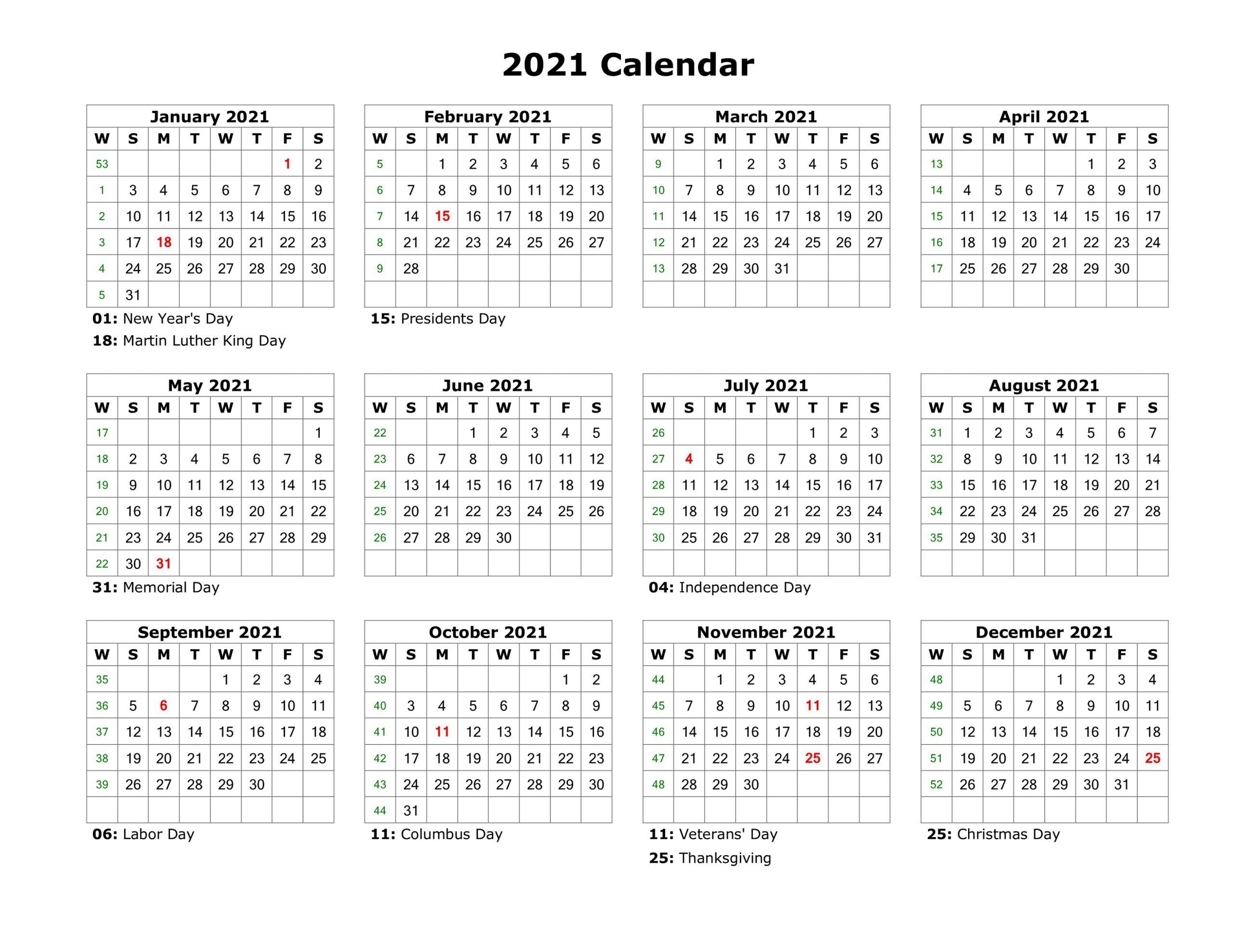 goodnotes calendar template 2021