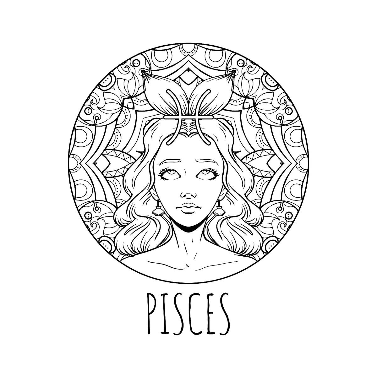 Zodiac Coloring Pages: Printable Zodiac Signs Coloring Pages