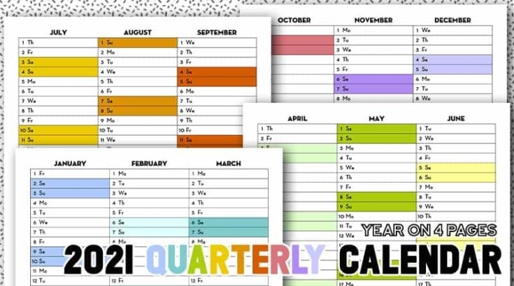 20 Free Printable 2021 Calendars - Lovely Planner