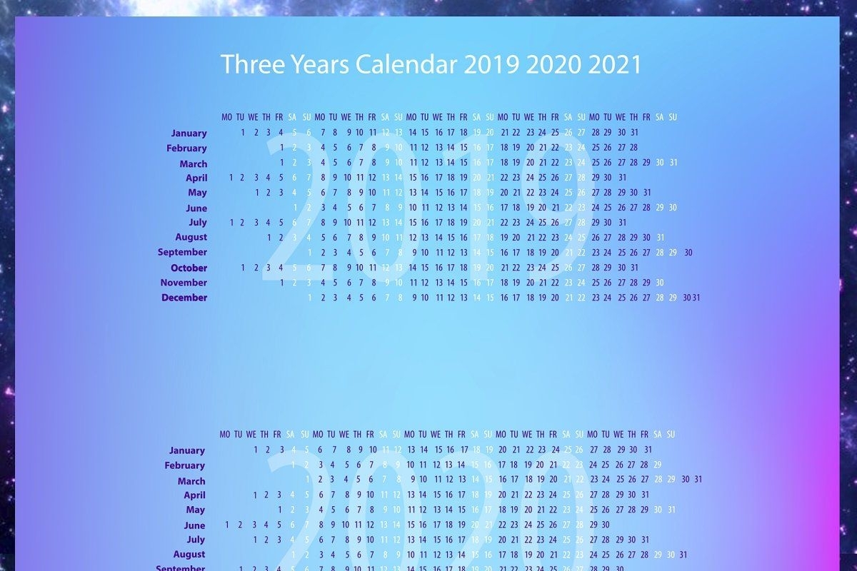 20+ Zodiac Calendar 2021 - Free Download Printable