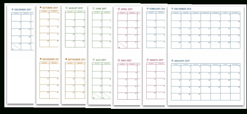 2017 Free Printable Planner Pages - The Make Your Own Zone