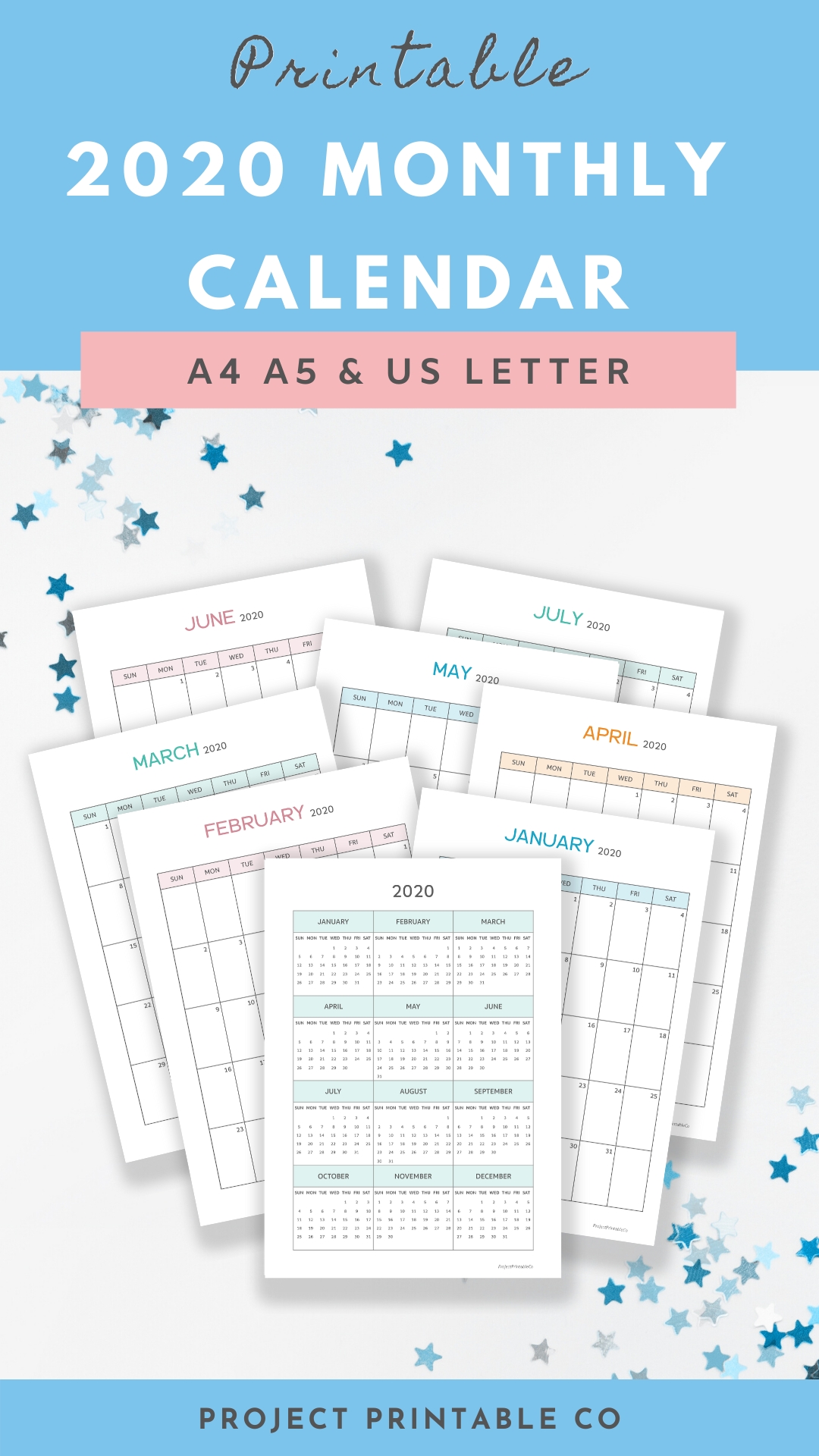 free printable monthly calendar vertical month calendar