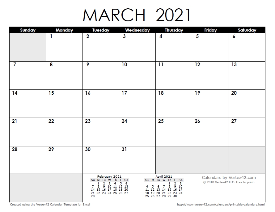 2021 Calendar Templates And Images