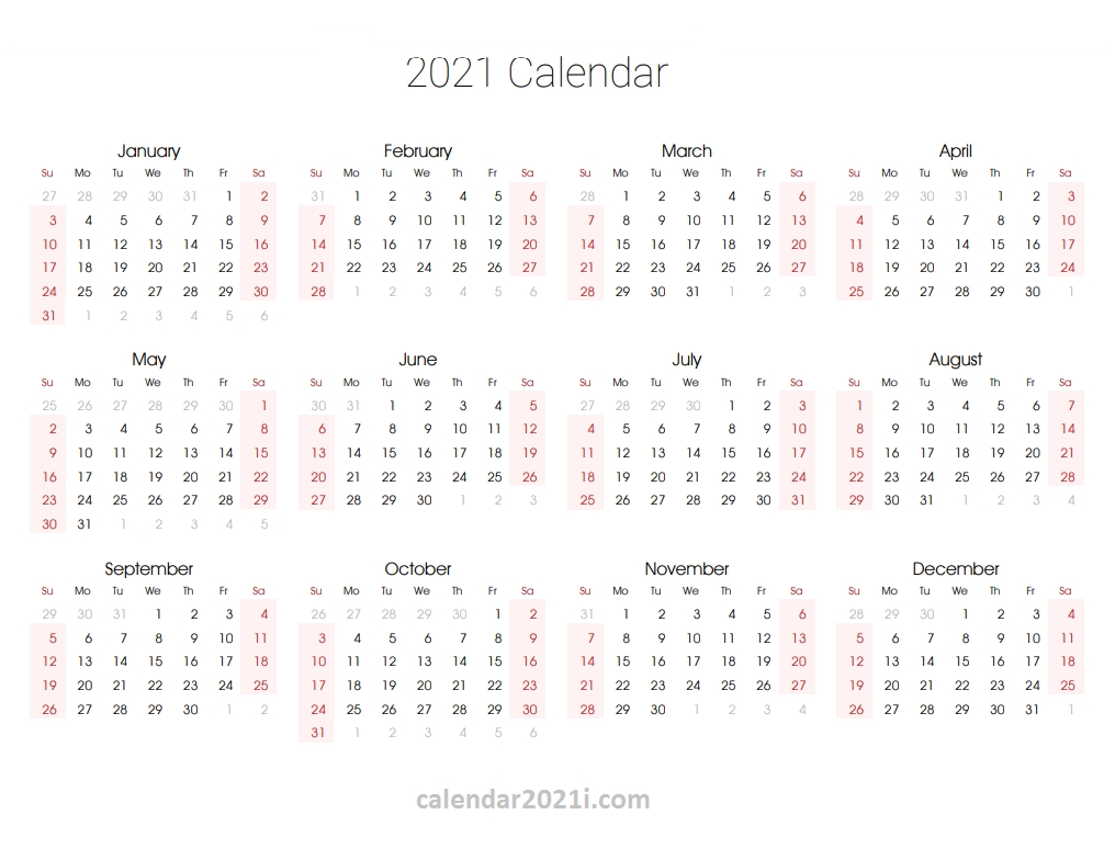 2021 Calendar Templates Editableword - 15 Free Monthly