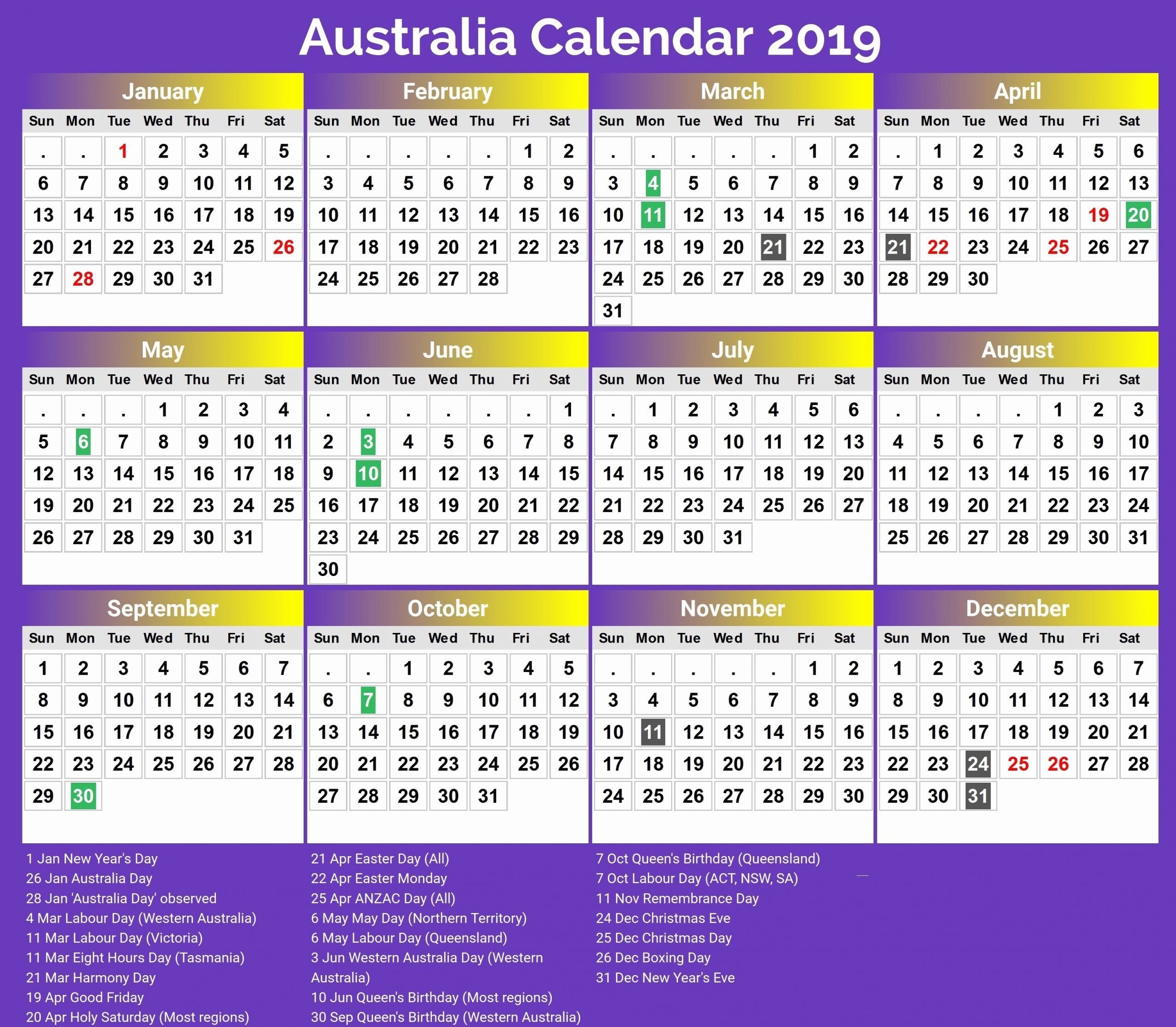 2021 Easter Dates Qld - Th2021