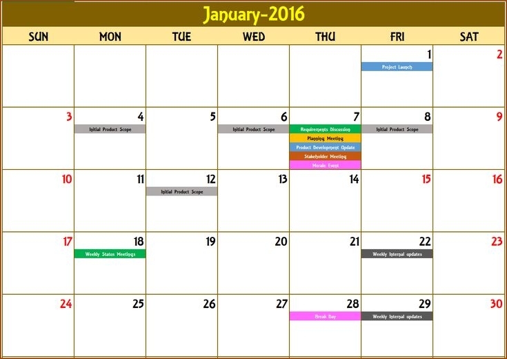 2021 Excel Calendar Template - Excel Calendar 2021 Or Any