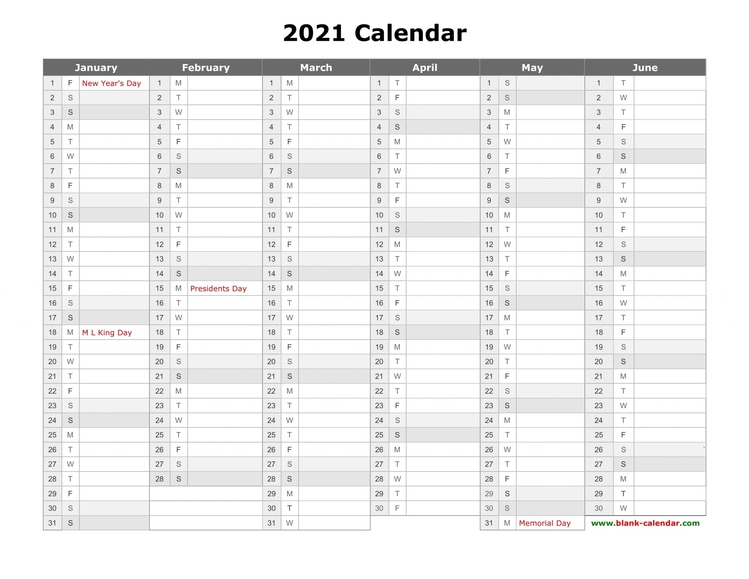 2021 Planner Printable