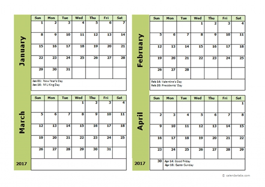 3 Month Blank Calendar Template | Paspas