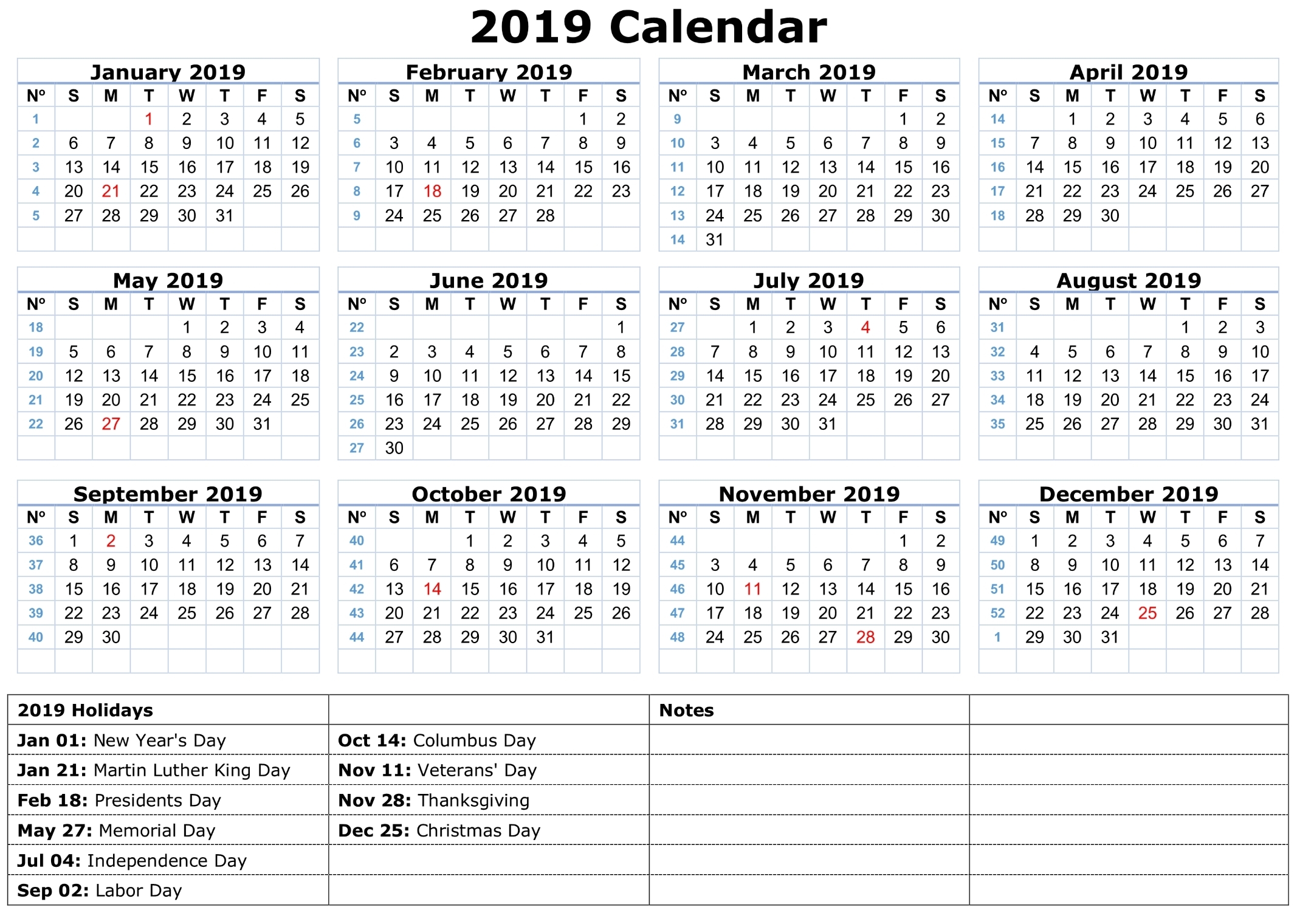 5 Year Calendar Online | Month Calendar Printable