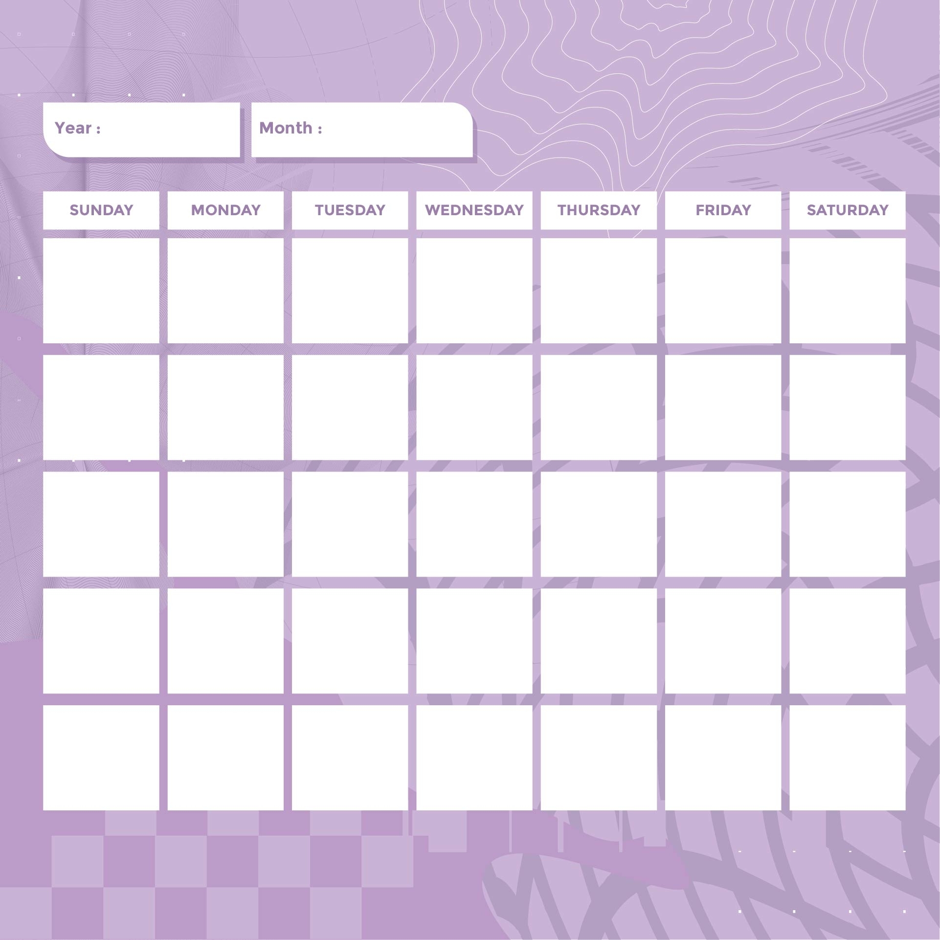 8 Best Monthly Calendar Printable - Printablee