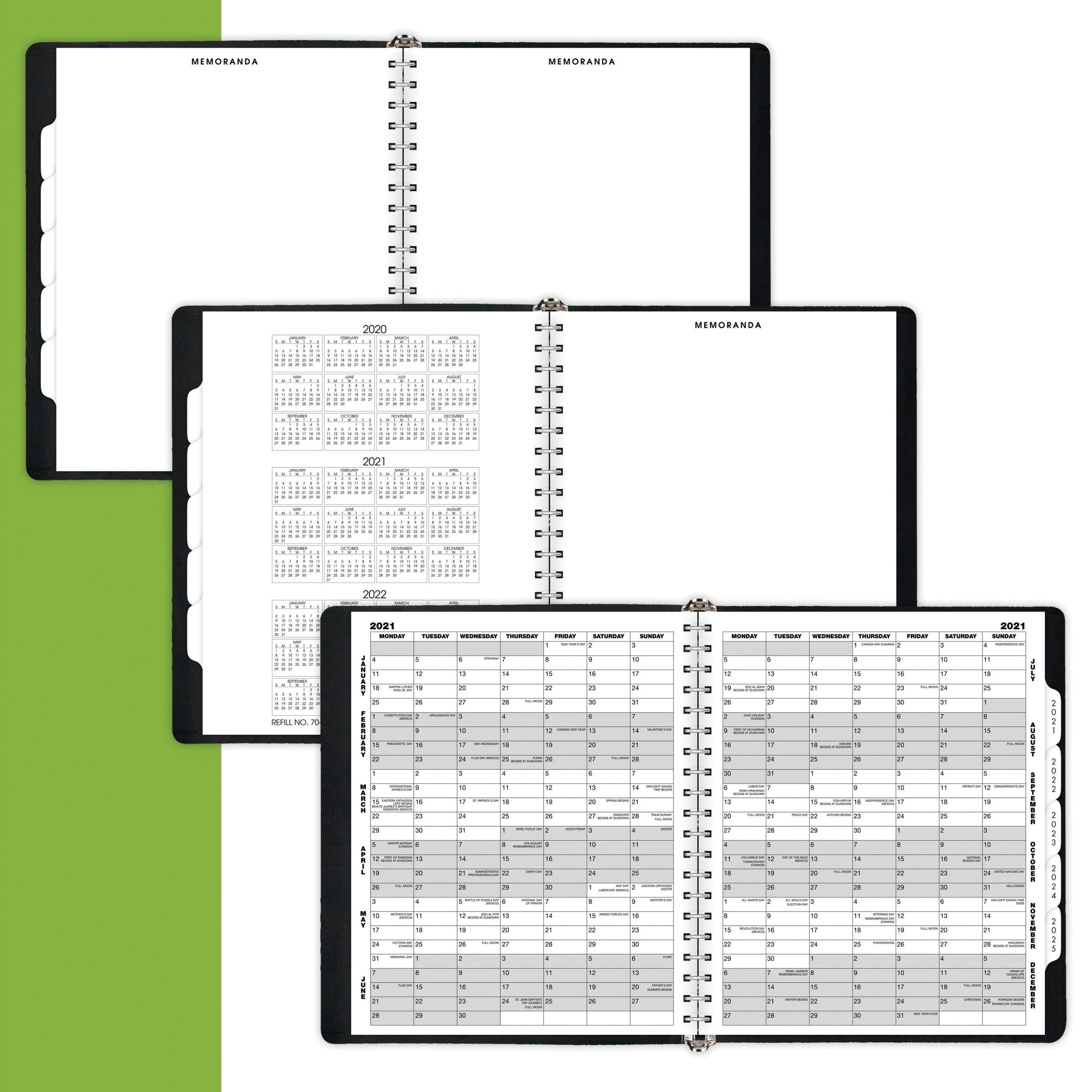 At-A-Glance Five Year Monthly Planner