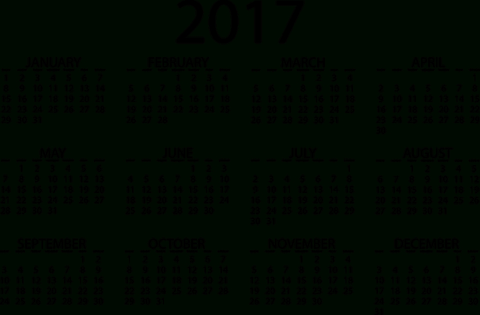 Calendar 2017 | 2016 Blank Calendar - Calendar En - Www