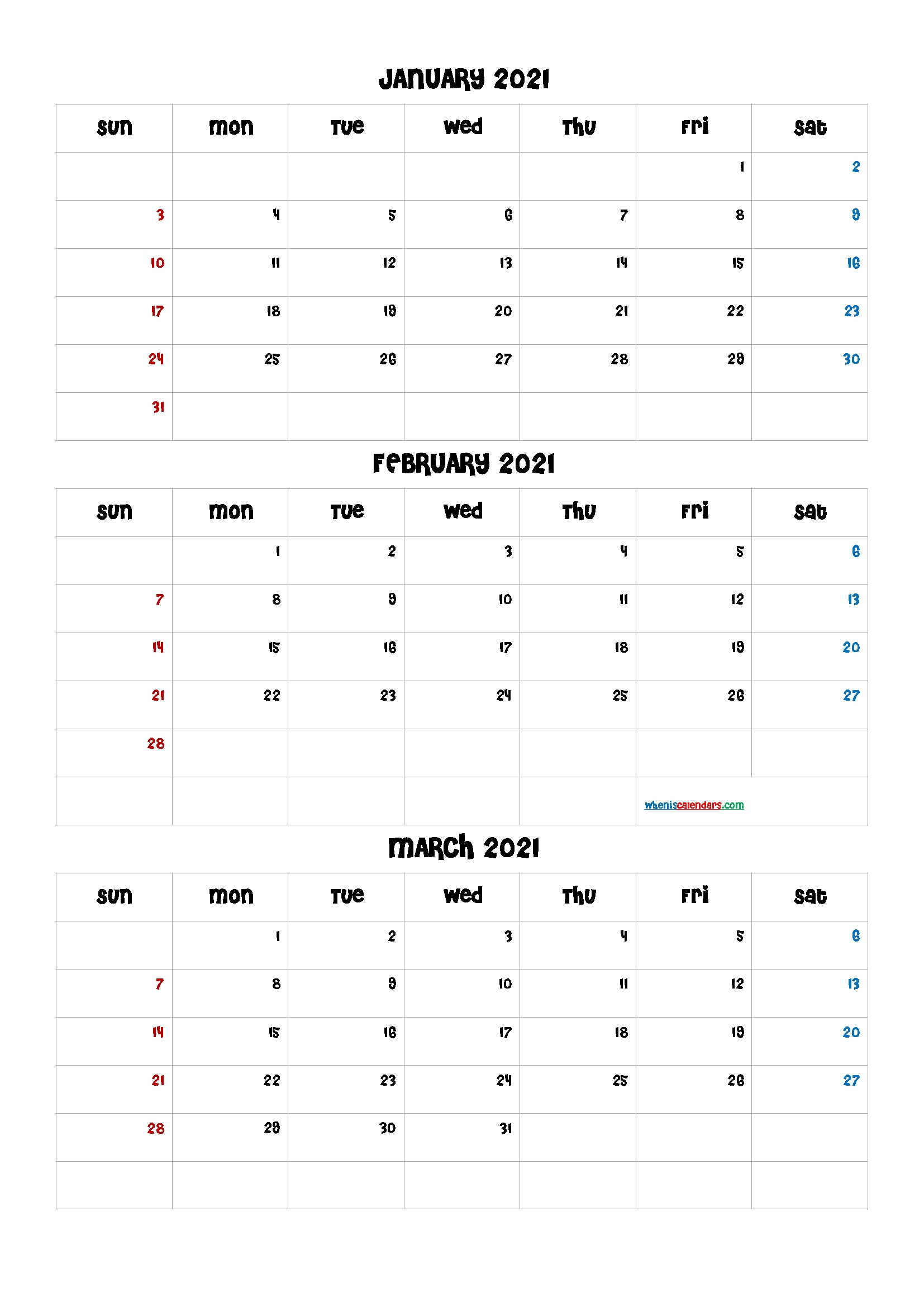 Calendar April May June 2021 [Q1-Q2-Q3-Q4] | Free