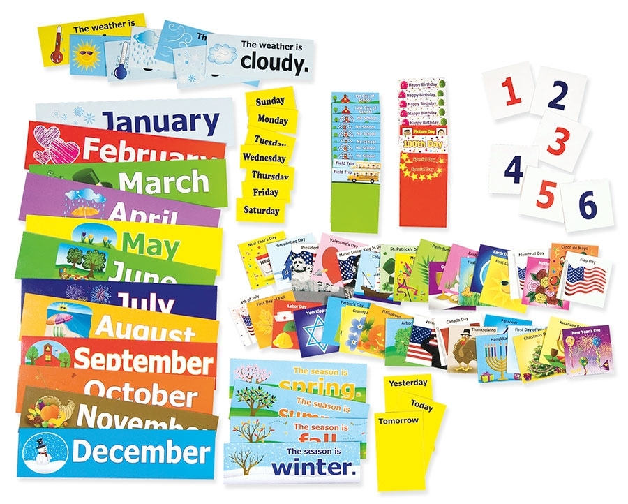 Calendar &amp; Weather Pocket Chart - Best Educational Infant