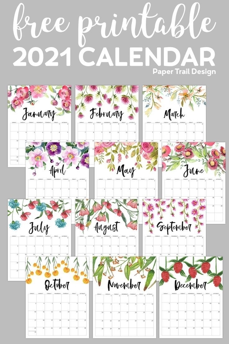 December 2021 Calender Girly | Month Calendar Printable