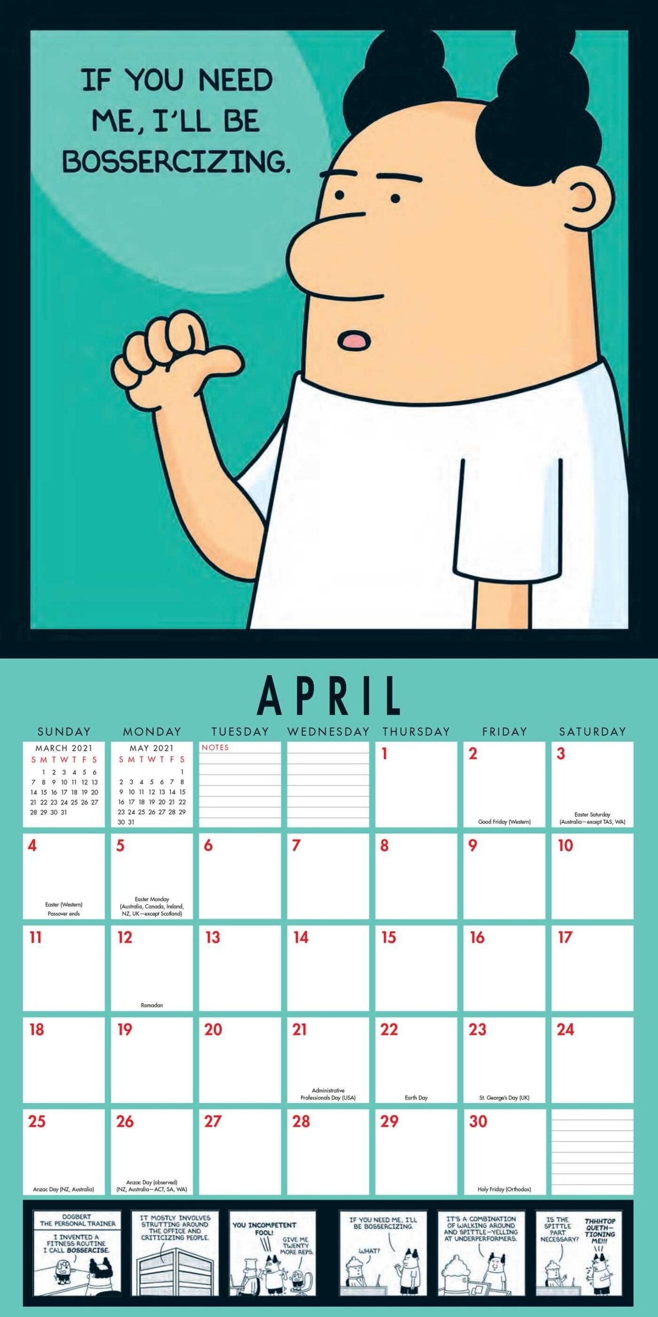 Dilbert 2021 Mini Wall Calendar - Book Summary &amp; Video
