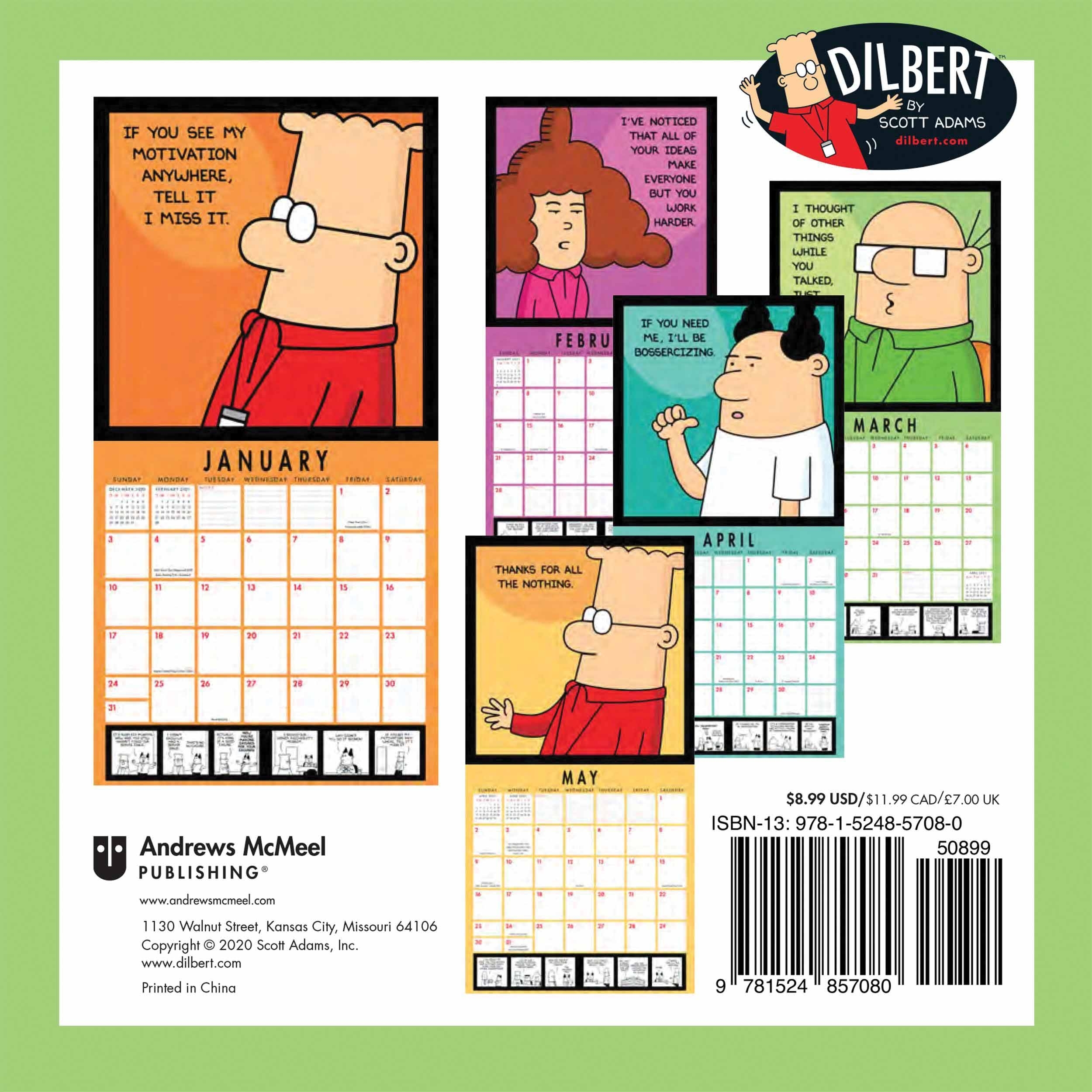 Dilbert Mini Calendar 2021 At Calendar Club