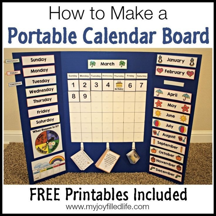 Calendar Board Printables - 2024 CALENDAR PRINTABLE