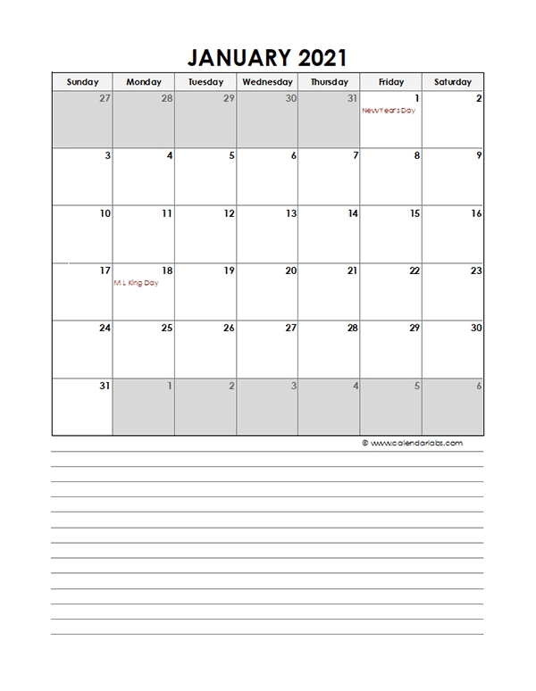 Editable 2021 Calendar Editable Free Calendar Template