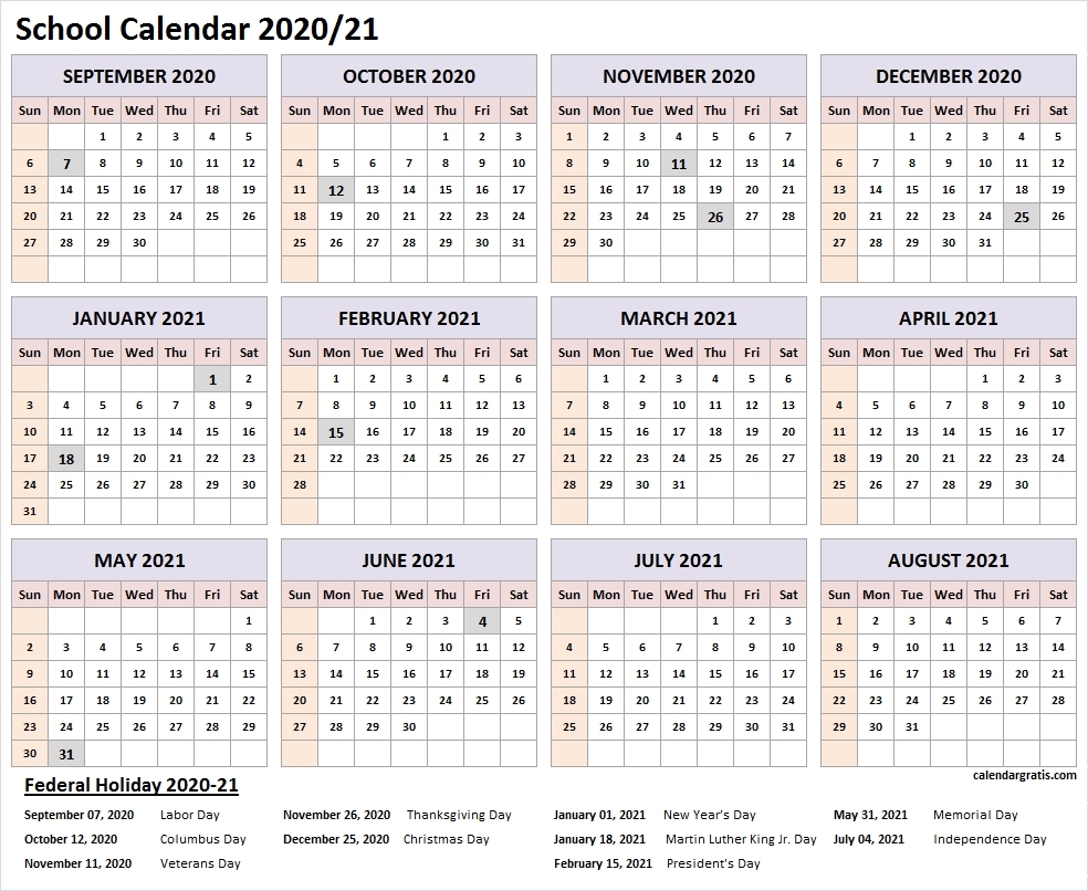 Calendar Quarters 2021 Month Calendar Printable