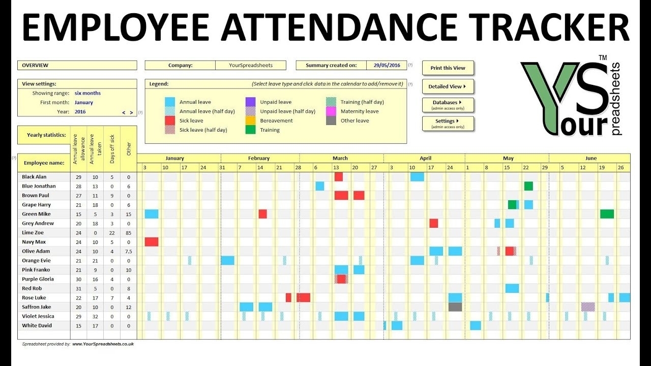 Employee Vacation Accrual Template How To Create On Excel