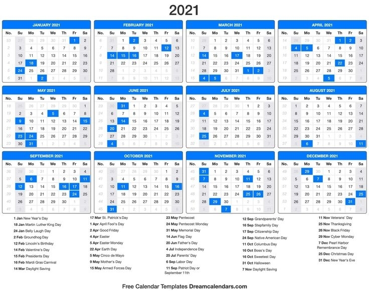 Father&#039;S Day 2021 Calendar | Vacation Calendar, 2021