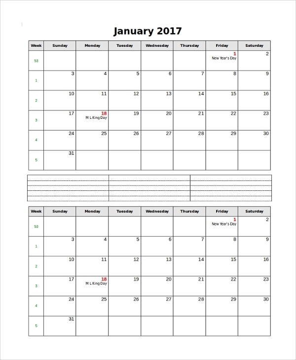 Google Monthly Calendar Printable | Month Calendar Printable